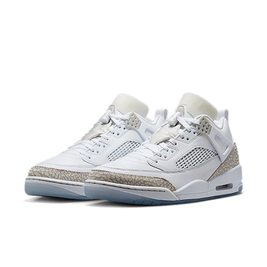 Air Jordan Spizike Low White Metallic Silver Barely Blue Neutral Grey