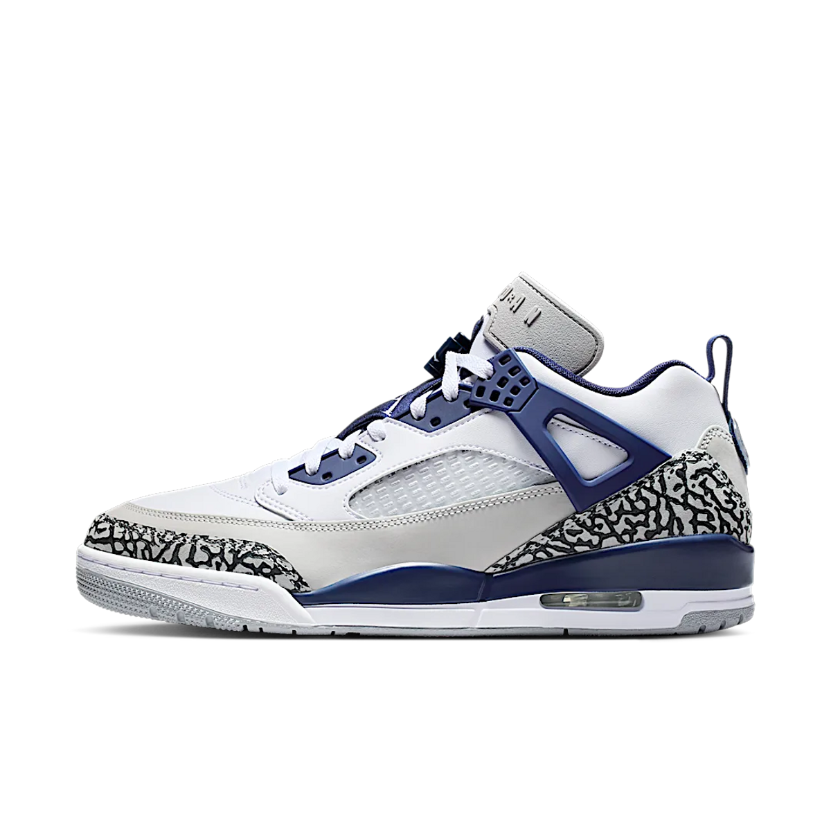 Air Jordan Spizike Low White Neutral Grey Anthracite Midnight Navy