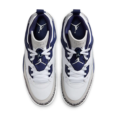 Air Jordan Spizike Low White Neutral Grey Anthracite Midnight Navy