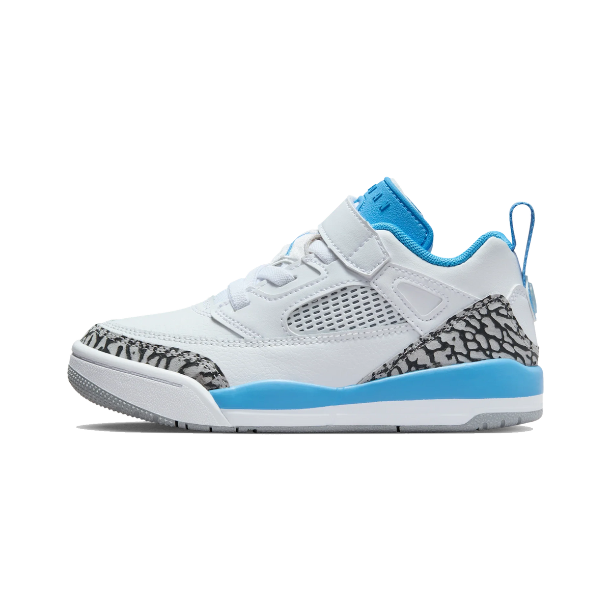 Air Jordan Spizike Low White Wolf Grey Anthracite University Blue (PS)