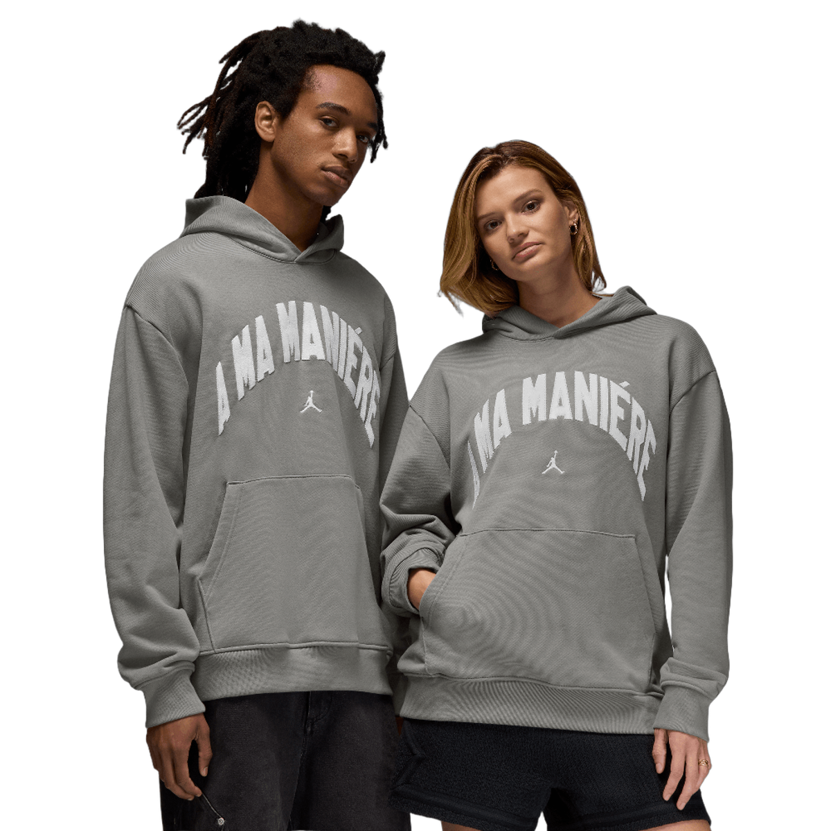 Air Jordan X A Ma Maniere Hoodie Flat Pewter