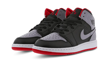 Air Jordan 1 Mid Cement Grey Red Next Step