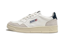 Autry Medalist Leather Low White Black Beige