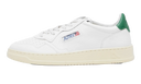 Autry Medalist Leather Low White Green