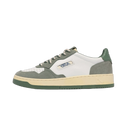 Autry Medalist Low White Military Green Sea Spray