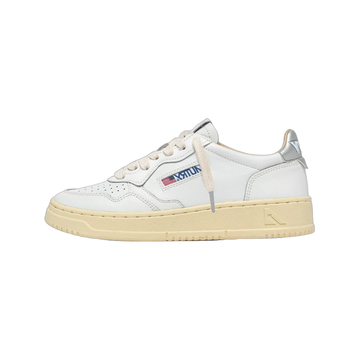 Autry Medalist Low White Silver (Women's)