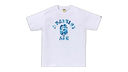 BAPE ABC Camo College (SS25) Tee White/Blue