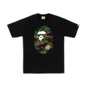 BAPE 1st Camo Big Ape Head T-Shirt Black Green