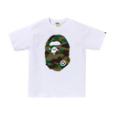 BAPE 1st Camo Big Ape Head T-Shirt White Green