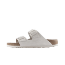Birkenstock Arizona Soft Footbed Suede Antique White