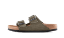 Birkenstock Arizona Soft Footbed Suede Leather Thyme Tonal