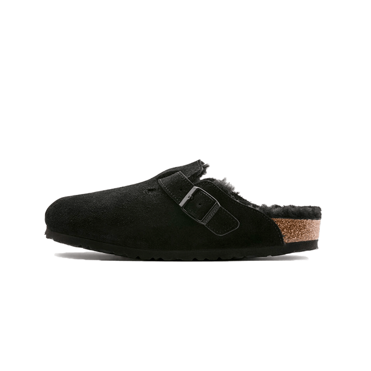 Birkenstock Boston Shearling Suede Black