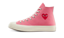 Converse Chuck Taylor All Star 70 Hi Comme des Garcons PLAY Bright Pink