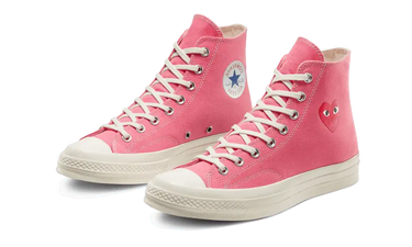 Converse Chuck Taylor All Star 70 Hi Comme des Garcons PLAY Bright Pink