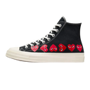 Converse Chuck Taylor All Star 70 Hi Comme des Garcons PLAY Multi-Heart Black
