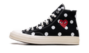 Converse Chuck Taylor All Star 70 Hi Comme des Garcons PLAY Polka Dot Black