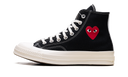 Converse Chuck Taylor All Star 70 Hi Comme des Garcons PLAY Single Heart Black
