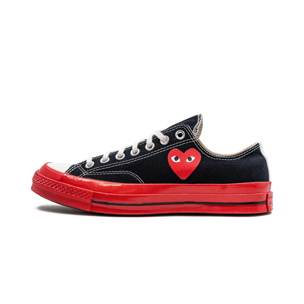Converse Chuck Taylor All Star 70 Ox Comme des Garcons PLAY Black Red Midsole