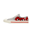 Converse Jack Purcell Comme des Garcons PLAY Grey Red