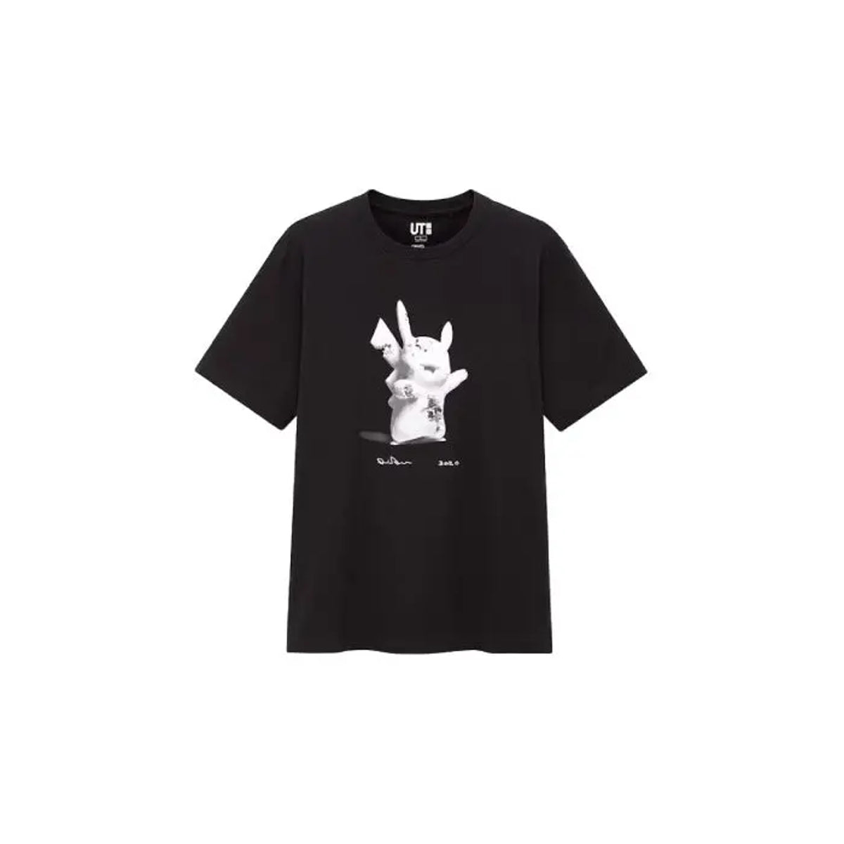 Daniel Arsham x Pokemon x Uniqlo Pikachu Tee Black