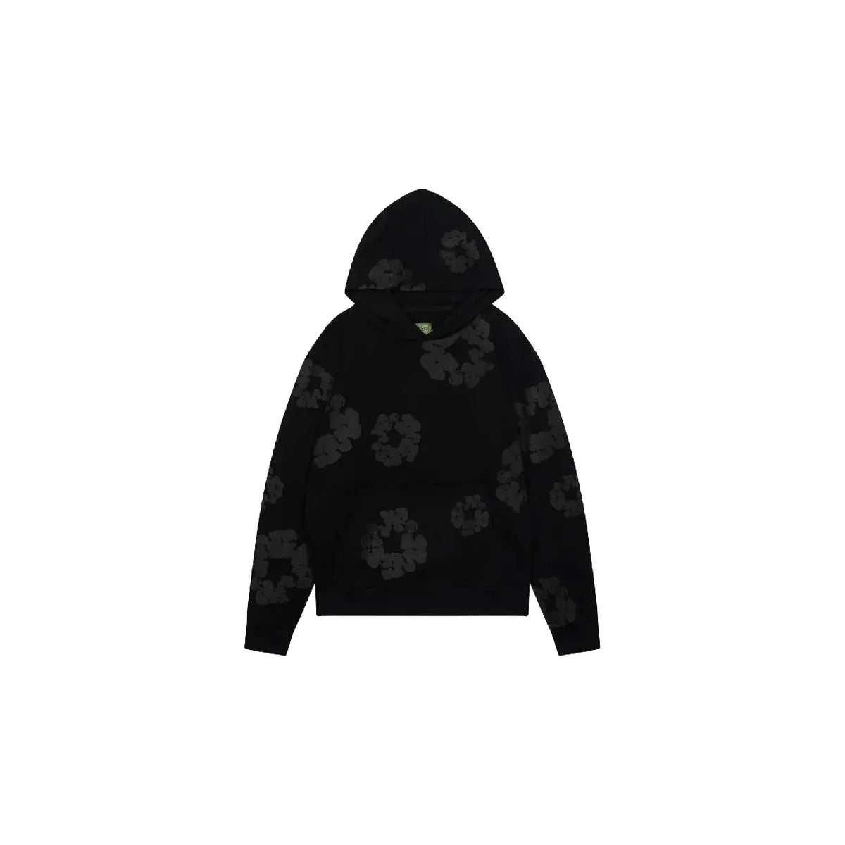 Denim Tears Cotton Wreath Hoodie Black Monochrome