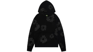 Denim Tears Cotton Wreath Hoodie Black Monochrome