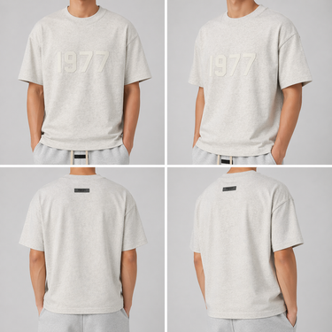 Fear Of God Essentials SS22 1977 T-shirt Light Oatmeal