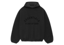 Fear of God Essentials Core Collection Nylon Fleece Hoodie Black/ Black