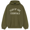 Fear of God Essentials FW24 Back to School Fleece Hoodie Military