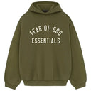 Fear of God Essentials FW24 Back to School Fleece Hoodie Military