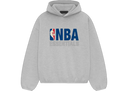 Fear of God Essentials SS25 NBA Hoodie Light Heather Gray