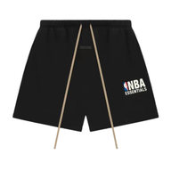 Fear of God Essentials FW24 NBA Sweatshort Black White Logo (Oversized) - 160AL244001F - View 1 | Next Step