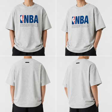 Fear of God Essentials FW24 NBA Tee Light Heather (Oversized)