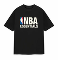 Fear of God Essentials FW24 NBA Tee Vintage Black White Logo (Oversized)
