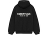 Fear of God Essentials Fleece Hoodie FW24 Black (Oversized)