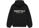 Fear of God Essentials Fleece Hoodie FW24 Black (Oversized)