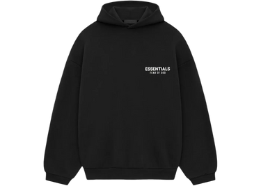 Fear of God Essentials Fleece Hoodie FW24 Black (Oversized)