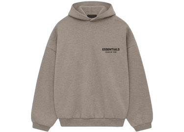 Fear of God Essentials Fleece Hoodie FW24 Heather Gray (Oversized)