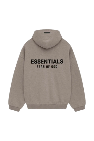 Fear of God Essentials Fleece Hoodie FW24 Heather Grey (Oversized)