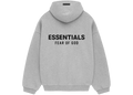 Fear of God Essentials Fleece Hoodie FW24 Light Heather Gray (Oversized)