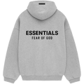 Fear of God Essentials Fleece Hoodie FW24 Light Heather Gray (Oversized) | Next Step