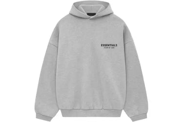 Fear of God Essentials Fleece Hoodie FW24 Light Heather Gray (Oversized) Next Step