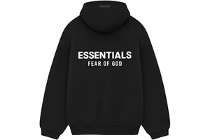 Fear of God Essentials Fleece Hoodie FW24 Black