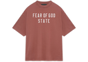 Fear of God Essentials Heavy Crewneck Tee Crimson
