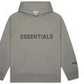 Fear of God Essentials Hoodie Applique Logo FW20 Cement - SS20 - View 1 | Next Step