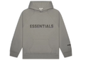 Fear of God Essentials Hoodie Applique Logo FW20 Cement