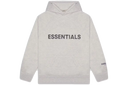 Fear of God Essentials Hoodie Applique Logo FW20 Heather Oatmea