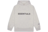 Fear of God Essentials Hoodie Applique Logo FW20 Heather Oatmea