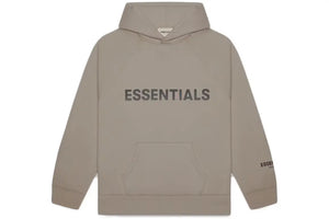 Fear of God Essentials Hoodie Applique Logo Taupe