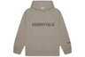 Fear of God Essentials Hoodie FW20 Applique Logo Taupe